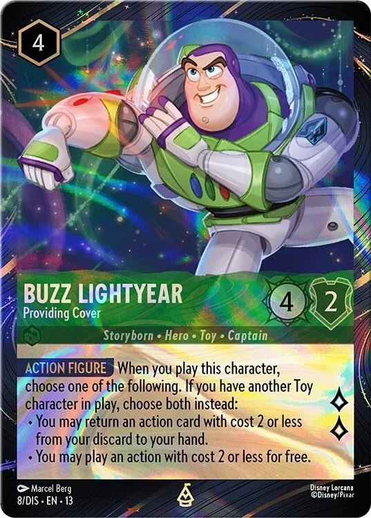 Buzz Lightyear-Space Ranger 63 Disney Lorcana Promo Cards for sale