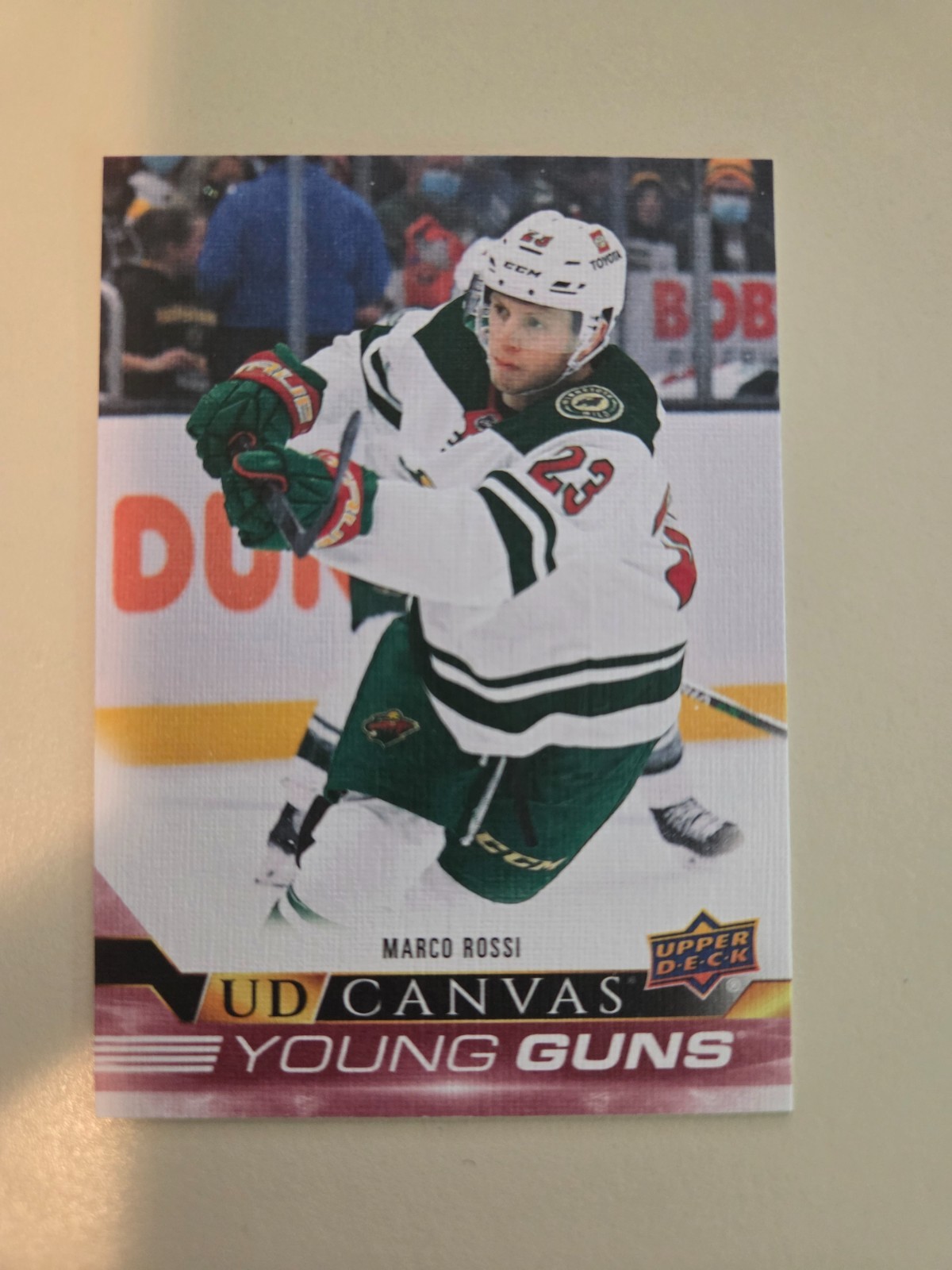 2022-23 22-23 Upper Deck Series 1 Young Guns Canvas #C114 Marco Rossi WILD