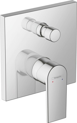 hansgrohe Vernis Shape Einhebel-Wannenarmatur Unterputz, 71468000, Farbe: Chrom