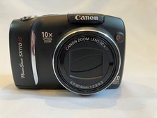 Canon POWERSHOT SX110IS Compact Camera with Original Case Tested Condition