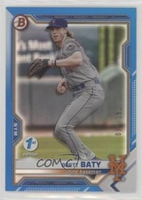 2021 Bowman Draft 1st Edition Blue Foil 92/150 Brett Baty #BD-130 0u17