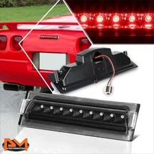 For 91-96 Chevy Corvette Full LED 3RD Tail Brake Light Rear Stop Lamp Bar Black