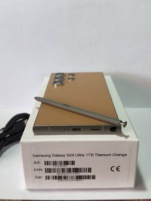 Samsung Galaxy S24 Ultra 1TB Titanium Orange Smartphone Neuwertig