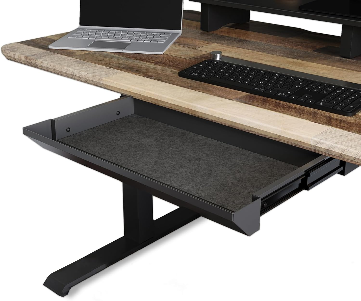 Vari Steel under Desk Drawer - Slim Undermount Storage Organizer- Standing Desks