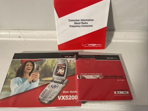 LG VX5200 Silver Verizon Cellular Flip Cell Phone - New In Box - Picture 2 of 6