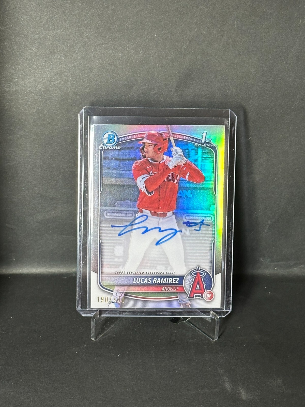 2025 Bowman Chrome Lucas Ramirez Refractor Prospect Auto #CPA-LR /499
