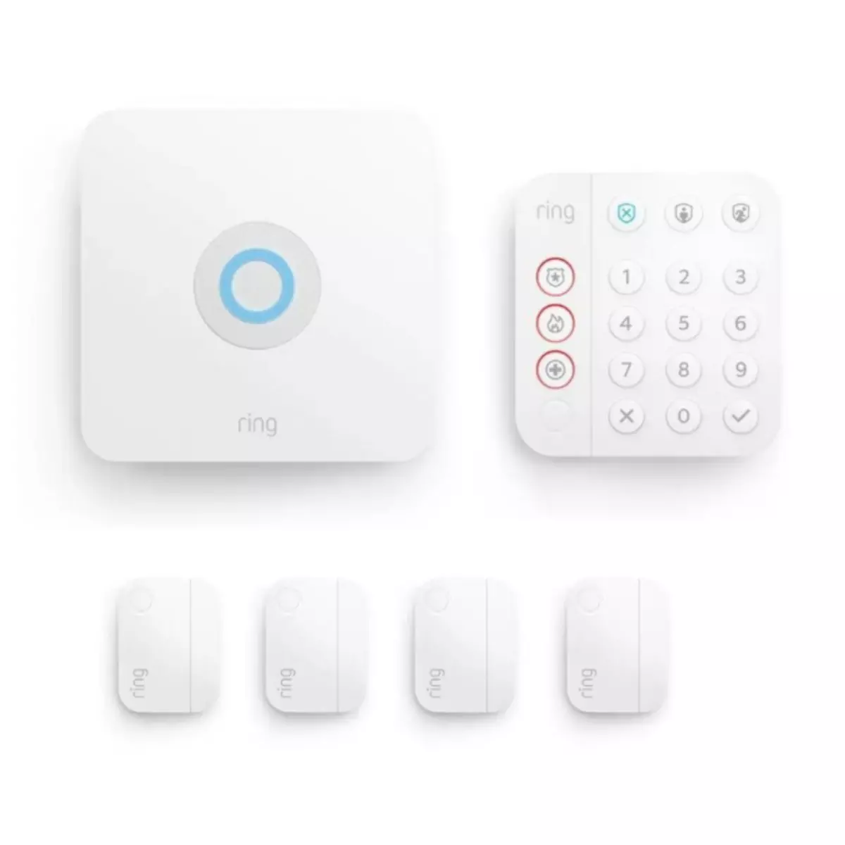 Ring Alarm Security System 2nd Gen Wireless Range, Contact, Keypad
