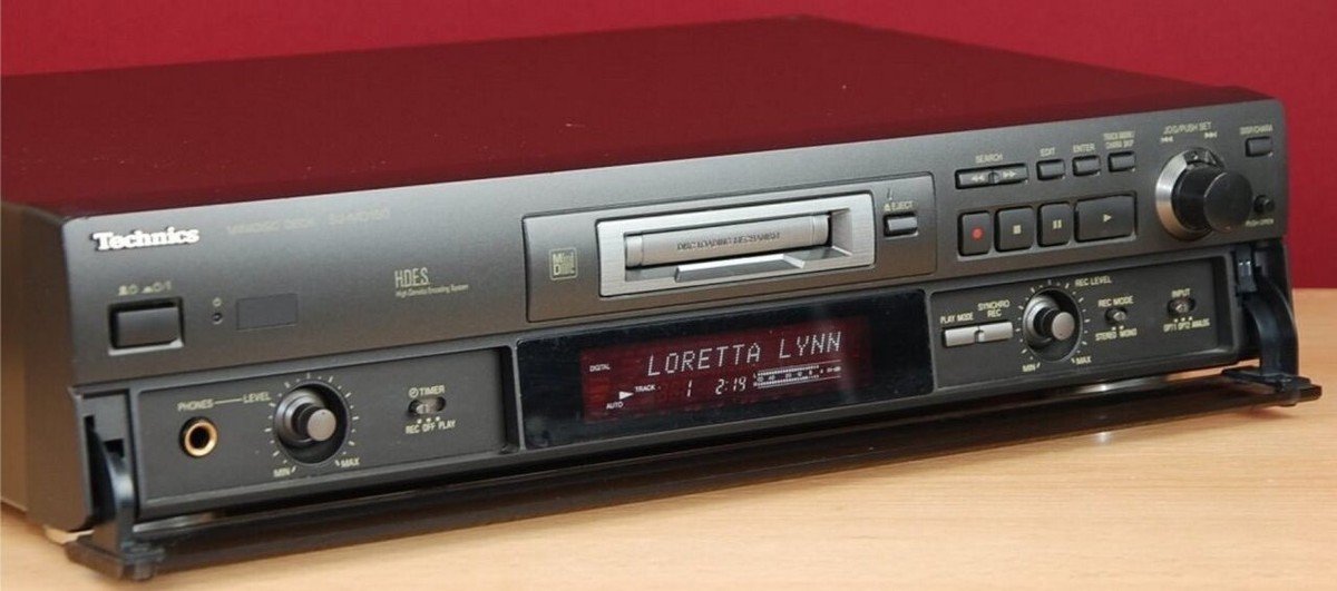 Reproductor Grabador Minidisc Technics SJ-MD150 + mando | eBay
