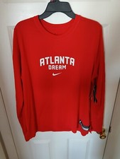 Nike Dri-Fit T-Shirt Women's XL-Tall Red Atlanta Dream Basketball CV3570-657 N96
