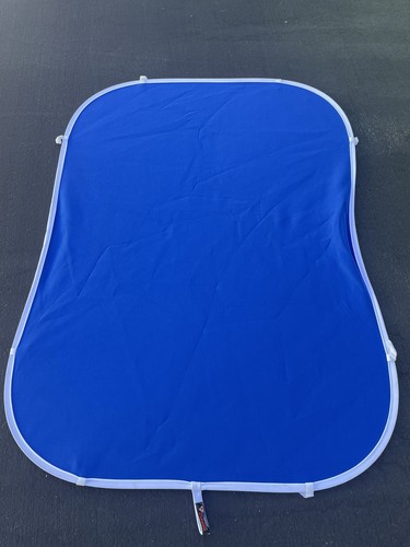 PHOTOFLEX FLEXDROP 2 REVERSIBLE CHROMAKEY BLUE GREEN 5x7 FOOT BACKDROP - Picture 2 of 9