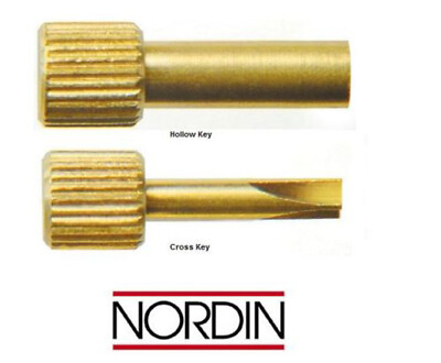 Dental Endodonthic Root Dentatus Gold Plated Screw Post Cross Hollow Key Driver