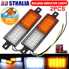 <!--F#f_0-->2x 30 LED Bullbar Indicators Lights Front Park DRL Amber For ARB TJM Marker Lamp<!--F/-->