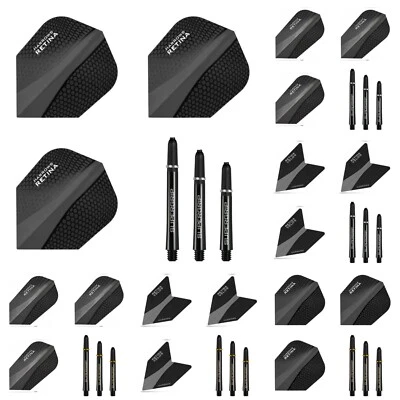Kombi Dart Flights Dart Schäfte Harrows Retina Flights auf Supergrip Schäften
