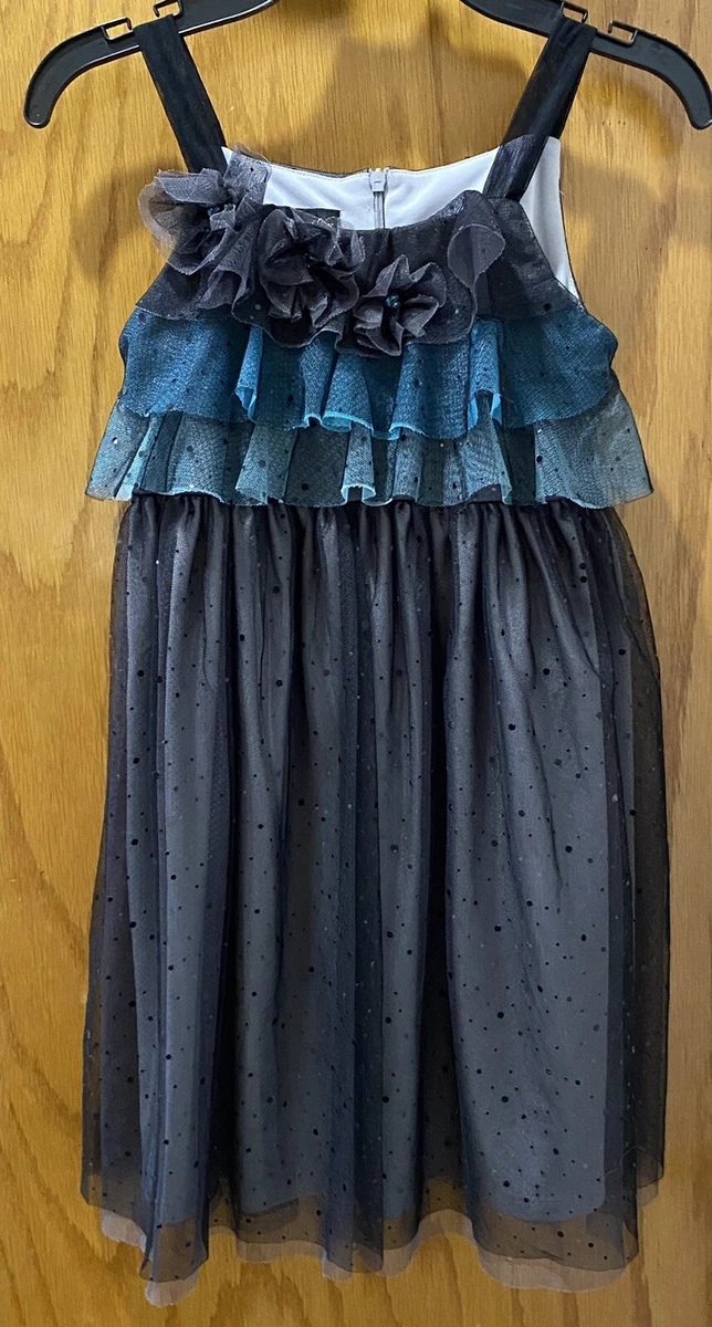 fall wedding guest dresses blue Festive Christmas Elf Costume Dress – Mia Belle Girls main image 1