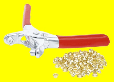 BGS DIY 75830 Ösenzange / Knopfzange mit 100 Ösen Ø4,5mm