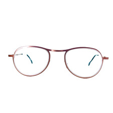 l.a.Eyeworks Eyeglasses Slick 553 Brown Round Full Rim Frames 43[]20 120mm