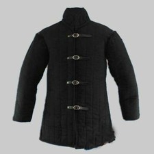 Medieval Gambeson Thick Padded Coat Aketon Jacket Reenactment Viking Armor LARP