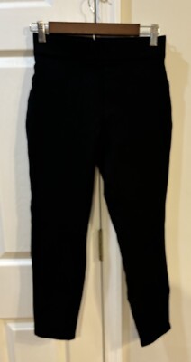 Spanx Ponte Ankle Leggings Pants Women Size Small Black 20202R