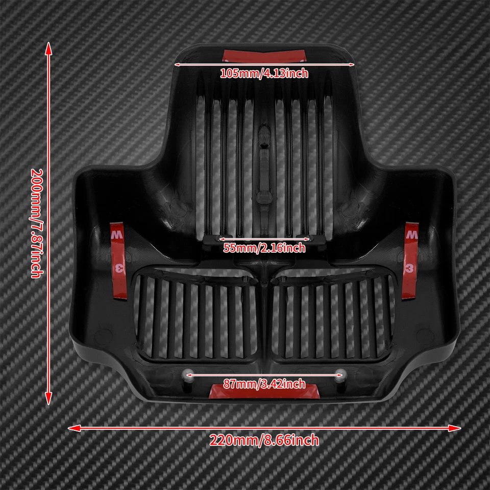 Cubierta de enfriador de aceite Stock apta para Harley Touring Road Glide Road King 11-2016 negra Foto 2 de 4