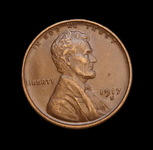 1917-S Lincoln Wheat Cent  UNC