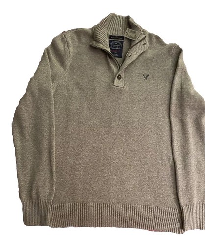 1977 American Eagle 1/4 Zip Pullover Sweatshirt Mens Size Large