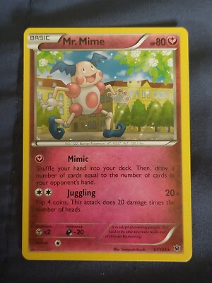 Pokémon TCG Mr. Mime Fates Collide 67/124 Regular Rare Fast Shipping ...
