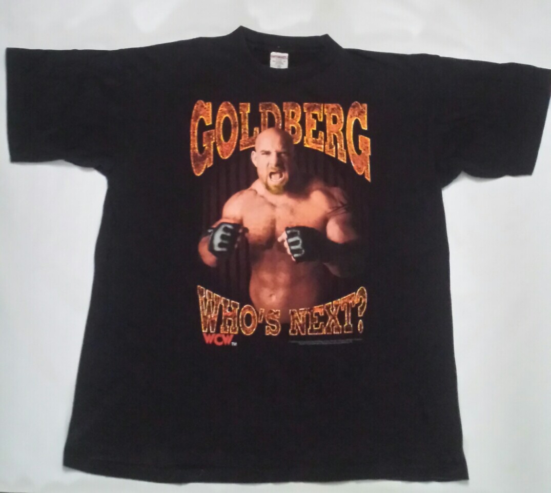 Vintage 1998 Bill Goldberg Who's Next WCW T Shirt Size XL | eBay