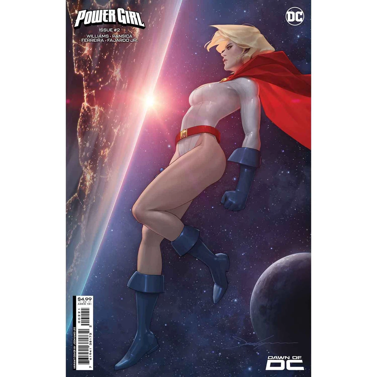 Power Girl #2 Cover B Jee Hyung Lee Card Stock Variant DC Comics | eBay
