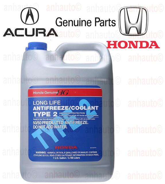 1 Gallon Genuine Honda Engine Coolant Antifreeze Fluid Blue Type 2 Ol9999011 For Sale Online Ebay