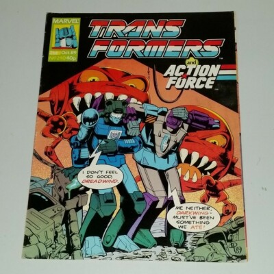 TRANSFORMERS BRITISH WEEKLY #240 21ST OCTOBER 1989 MARVEL UK COMIC
