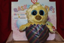 TY BEANIE BOOS MEGG THE CHICK.9 1/2".MEDIUM BUDDY.WALGREEN.2018.MWNMT.NICE GIFT 