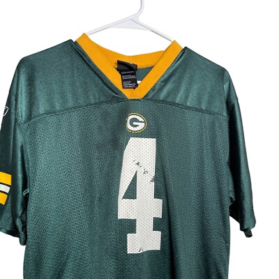 Reebok NFL Jersey Boy's XL Greenbay Packers #4 Favre Short Sleeve