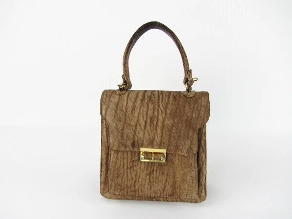 60s 70s Leather Patent Lolise True Vintage Bag