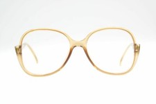 Vintage Terri Brogan 8626 10 Brown Oval Glasses Eyeglass Frame NOS