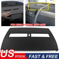 For 2007-2012 Nissan Versa Black Front Upper Top Center Dash Air Vent Trim Bezel