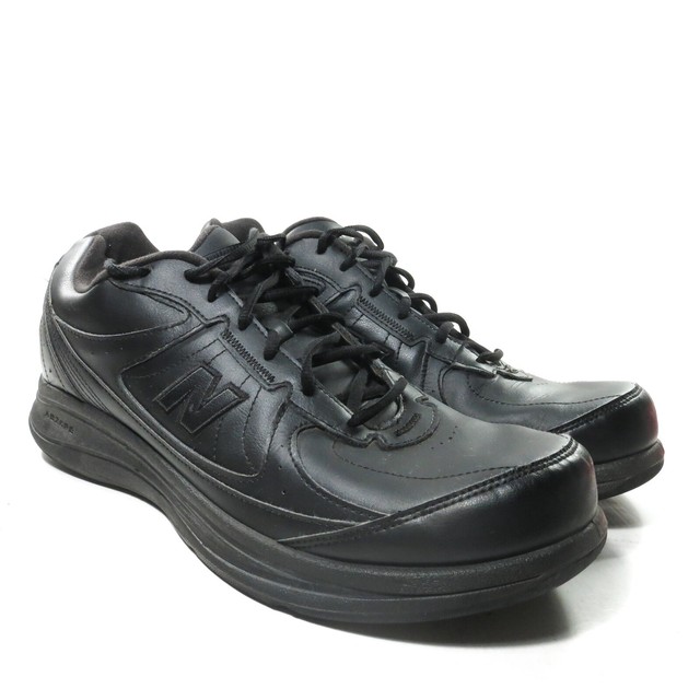new balance black leather