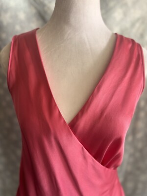 PETER MUI Vintage Silk Wrapped Elegant Sleeveless Top Size 6