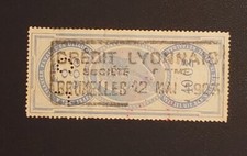 Belgien 1923 W&auml;rungsmarke effet de commerce cree en pays etranger payable