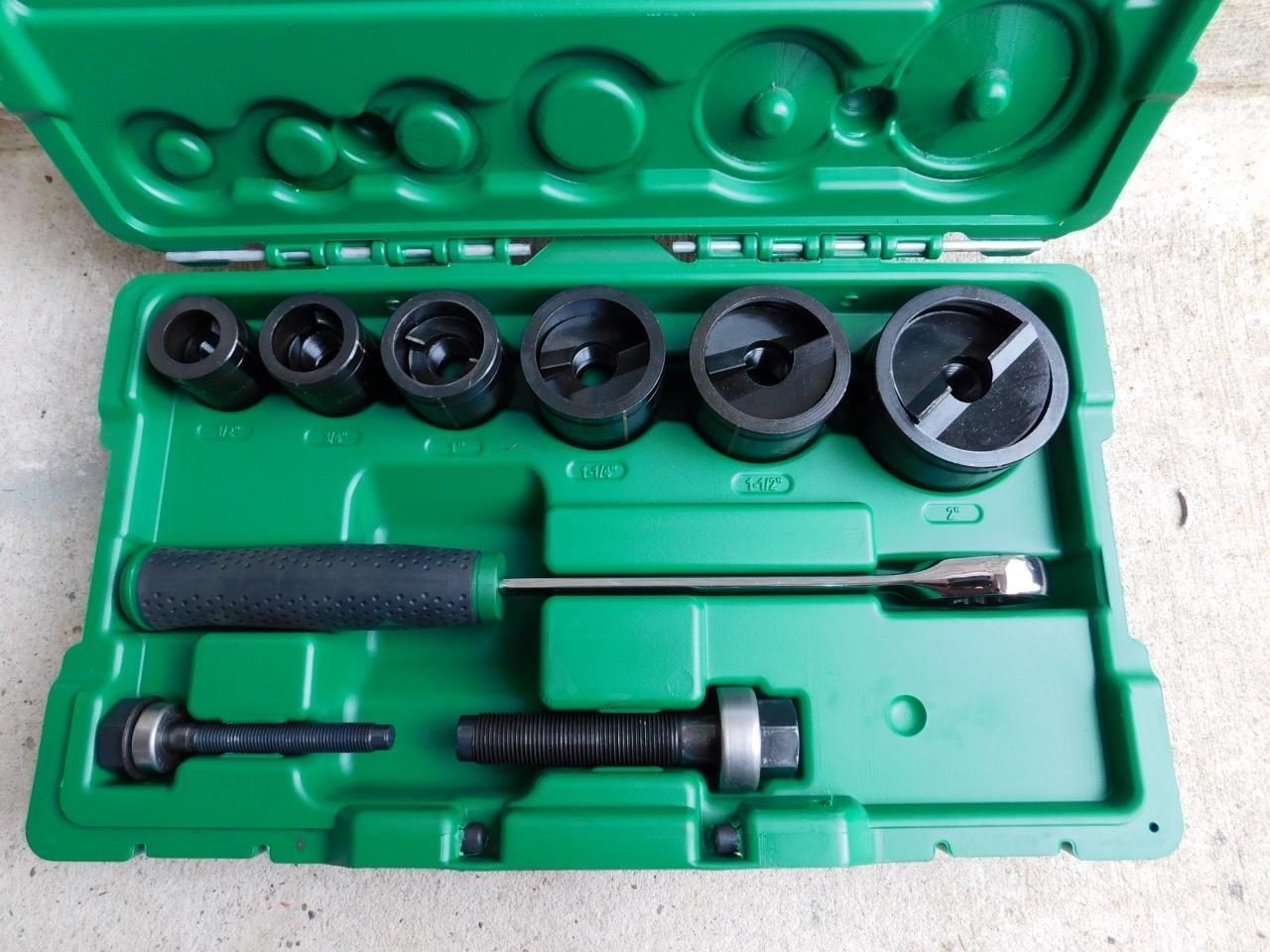 GREENLEE 7238SB SLUG BUSTER KNOCKOUT PUNCH SET FOR 1/2" TO 2" 7238 SB