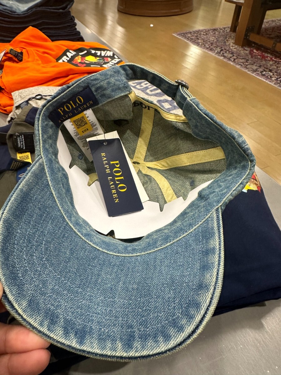Polo Ralph Lauren Polo Pony denim baseball cap BLUE | eBay