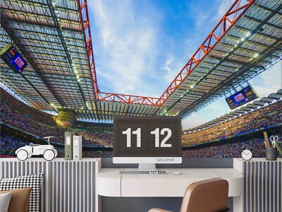 3D San Siro Stadium Stadion Tapete Wandgemälde Fototapete Wandaufkleber 45
