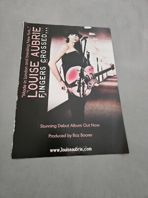 TPEEP175 MAGAZINWERBUNG 11X8'' LOUISE AUBRIE - DAUMEN GEDRÜCKT... 