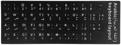 Keyboard Keypad Sticker Replacement Letters For Desktop Laptop PC. 7 languages - 第 16/17 張圖片