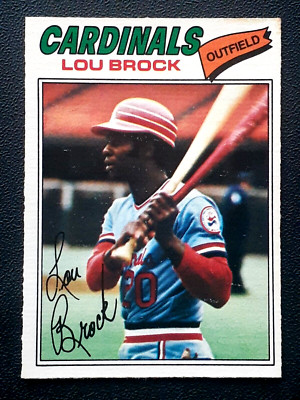LOU BROCK 1977 O-PEE-CHEE 77 NO 51 NRMINT+ 39857 | eBay
