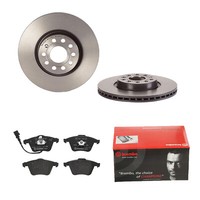 Brembo Bremsscheiben Ø312MM + BremsbelÄGe Vorne FÜR VW Passat CC B6 Audi A3