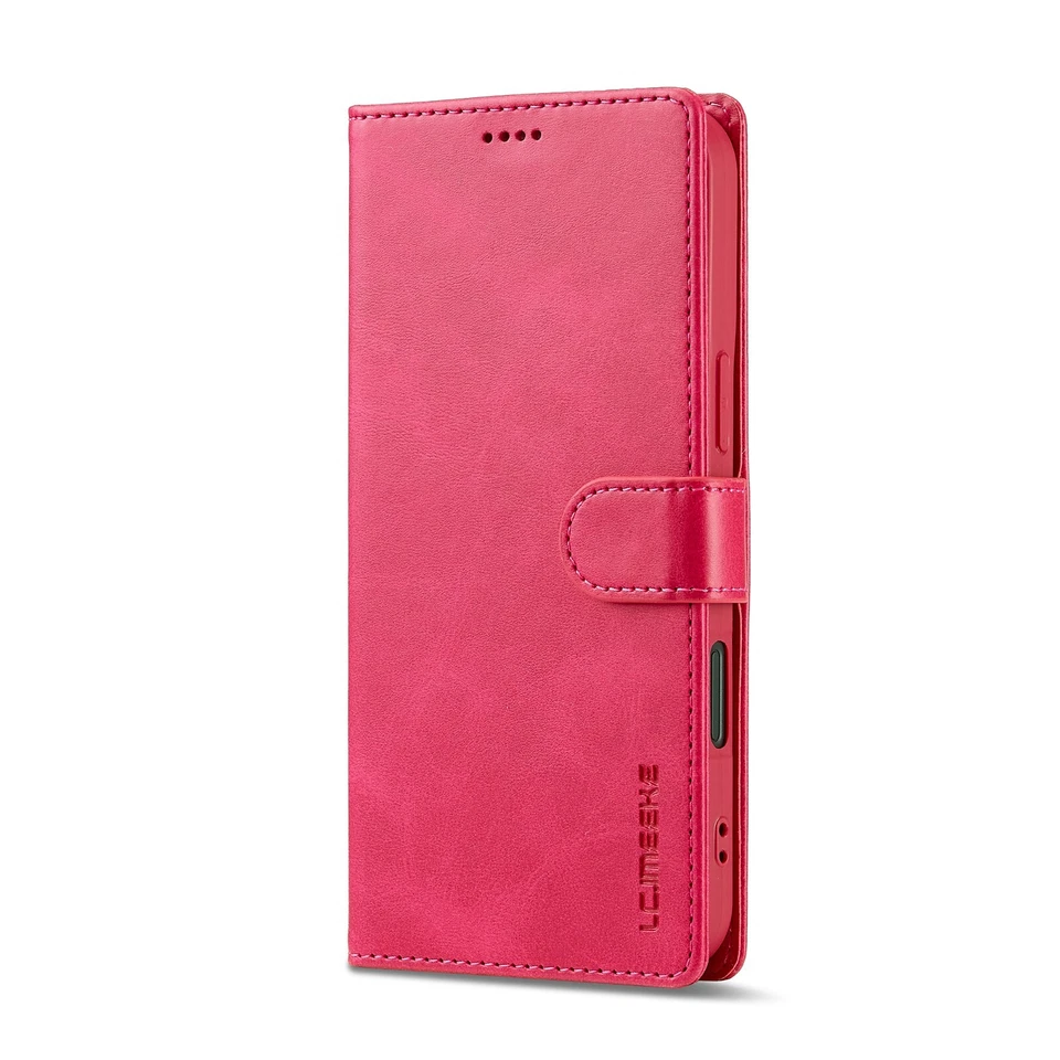 For iphone 16 15 Pro Max 14 13 12 11 XR 7 8 Phone Case Leather Flip Wallet Cover - Image 4 of 4