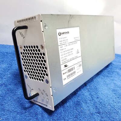 Unipower -48V AC-DC Converter APO15.48G 200-240V 9.5A 50-60HZ KS-24734L5 USED