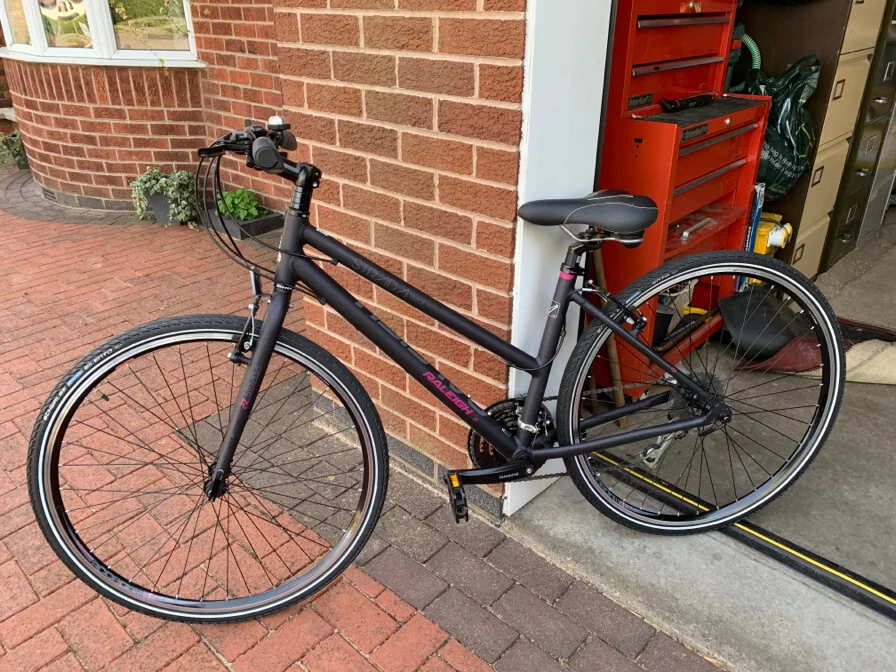 Raleigh strada womens hybrid bike sale