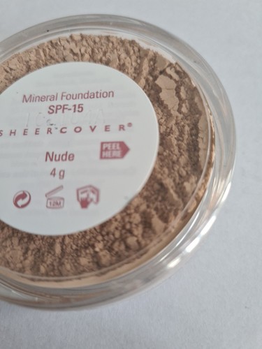 Sheer Cover Mineral Foundation NUDE 4g Full Size New Sealed Rare Genuine x1 - Picture 4 of 7