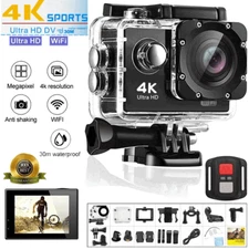 4K Action Camera Wifi Remote Sport Video Underwater Waterproof Camera For Go Pro